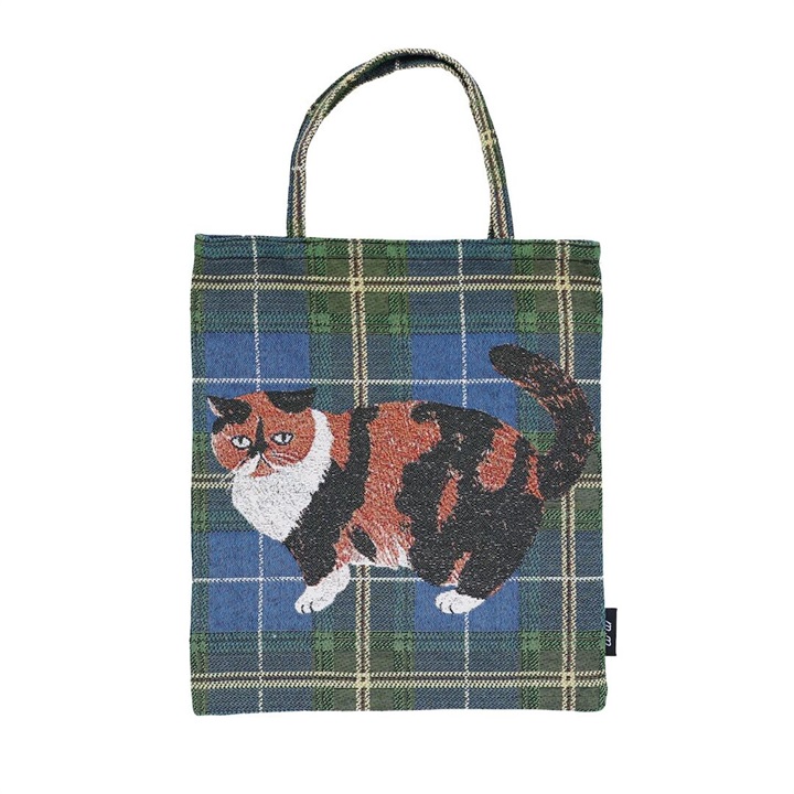 【松尾ミユキ】Mini bag cat check back