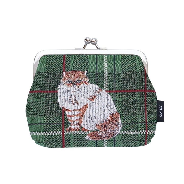 【松尾ミユキ】Mini purse cat check back