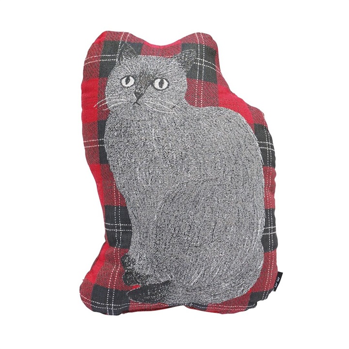 【松尾ミユキ】Diecut cushion cat check back