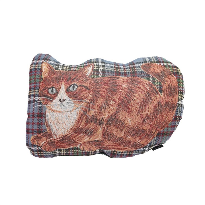 【松尾ミユキ】Diecut cushion cat check back