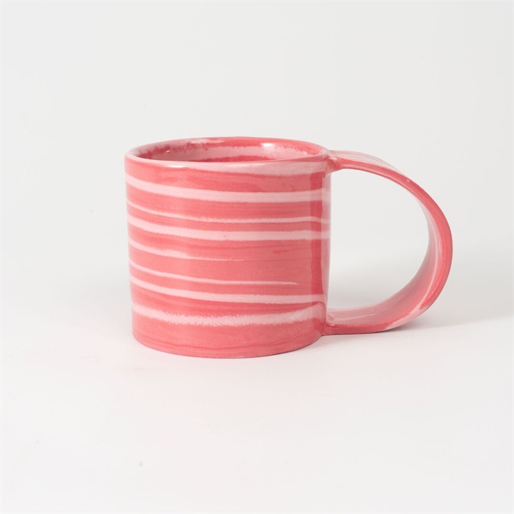 【賀来瞳】mug マグカップ 練り込み 約Φ7.7～7.9×H7.0～7.8cm