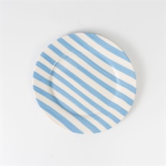 【賀来瞳】rim plate リム皿 練り込み 約W19×D20cm