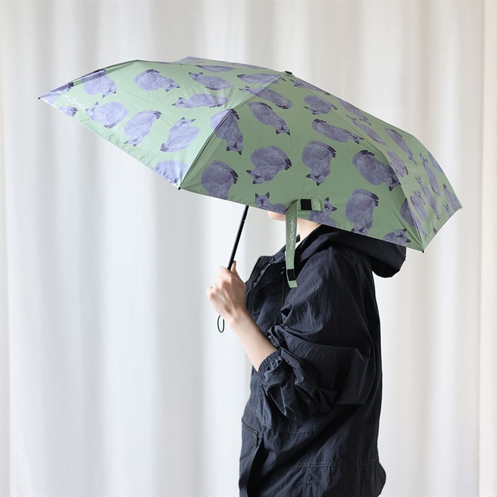 【松尾ミユキ】Folding umbrella 晴雨兼用折りたたみ傘 11103