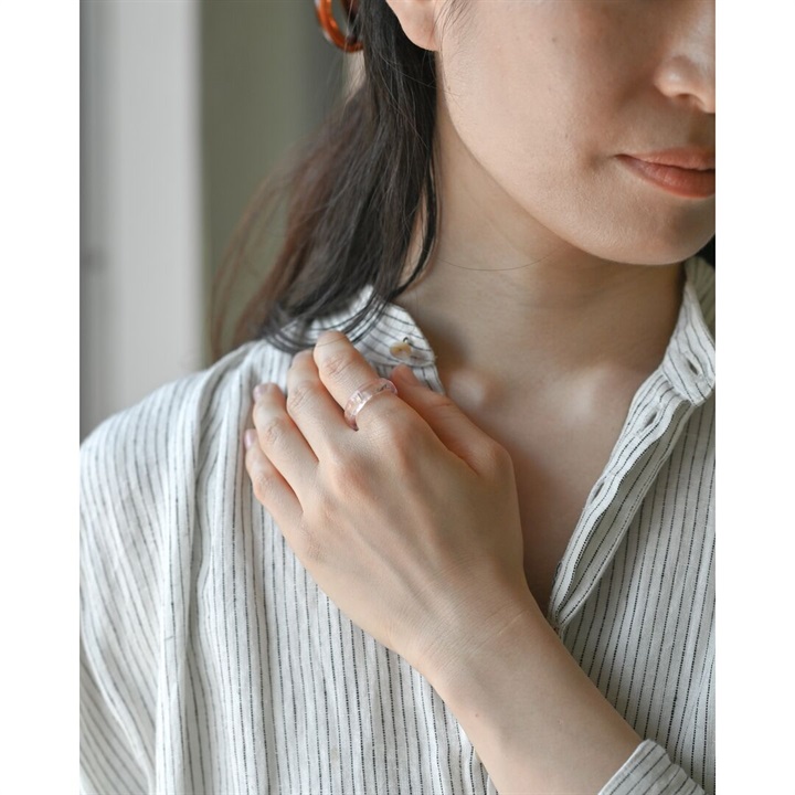 【HARIO Lampwork Factory】ガラスリング リプル ＜数量限定＞