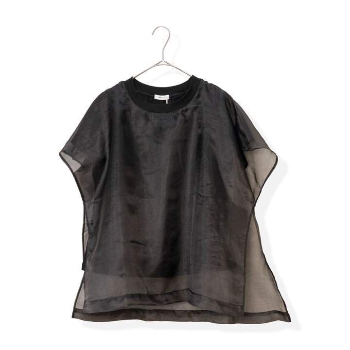 【MAFRAIS】シャイニーレイヤード半袖Tシャツ