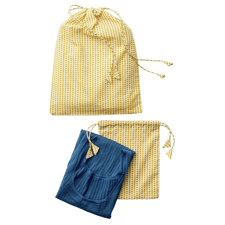【fog linen work】ドローストリングバッグ SMセット