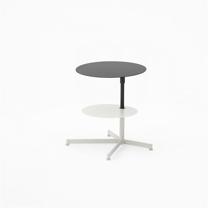 【ENEN】KUUM Steel Side Table ベースカラー：ライトグレー