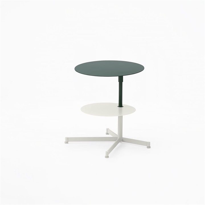 【ENEN】KUUM Steel Side Table ベースカラー：ライトグレー