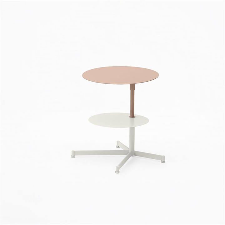【ENEN】KUUM Steel Side Table ベースカラー：ライトグレー