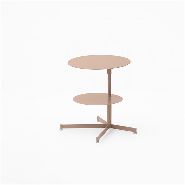 【ENEN】KUUM Steel Side Table ベースカラー：ベージュ