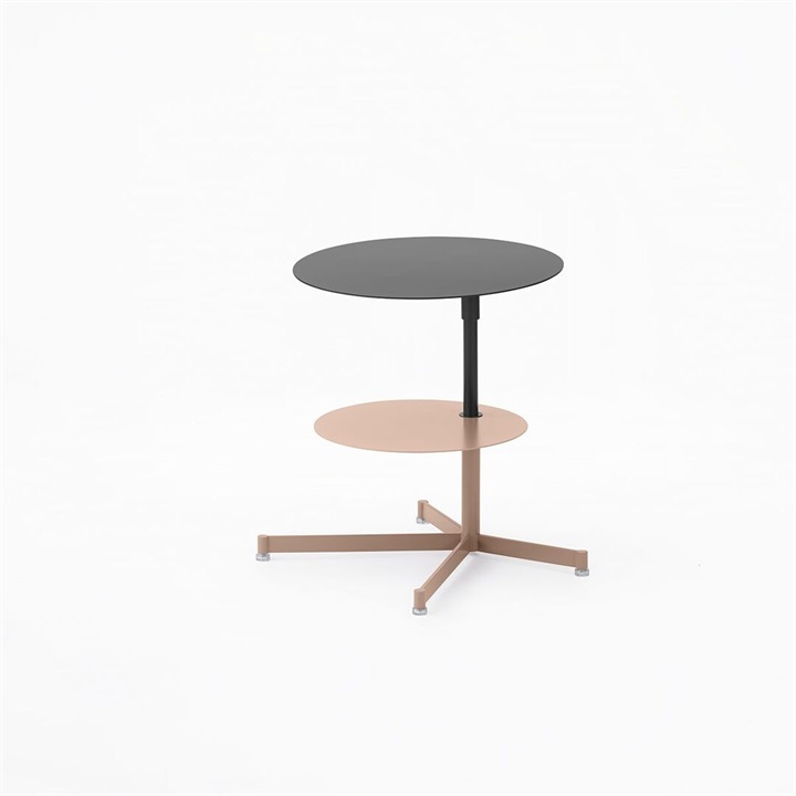 【ENEN】KUUM Steel Side Table ベースカラー：ベージュ