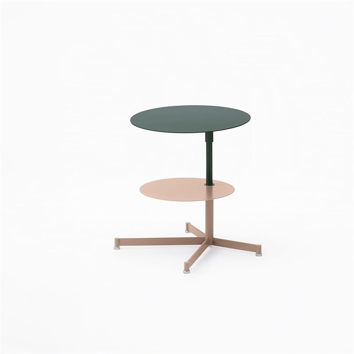 【ENEN】KUUM Steel Side Table ベースカラー：ベージュ