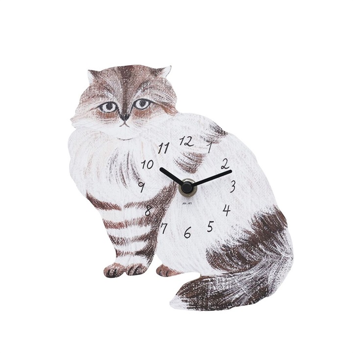 【松尾ミユキ】Diecut clock Cat 11114