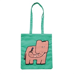 【OLYA】Fluffy Rectangle tote bag 71000(Elephant)