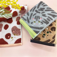 Uchinoko mate 毛並みロングフェイスタオル