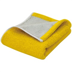 Reversible color フェイスタオル(ミモザ／グレー)