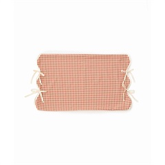 【Casselini HOME】配色リボン枕カバー(レッド)