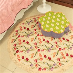 【Casselini HOME】ジャガードラグ