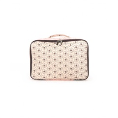【Casselini HOME】ジャガード収納バッグSS(アイボリー)