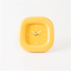 【neulo】キノア・ウッドクロック(イエロー)