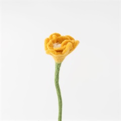【artipur COTTAGE】フェルトフラワー ポピー(イエロー)
