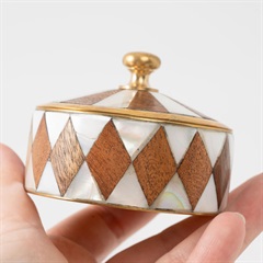 【artipur COTTAGE】シェルキャニスター(ブラウン)