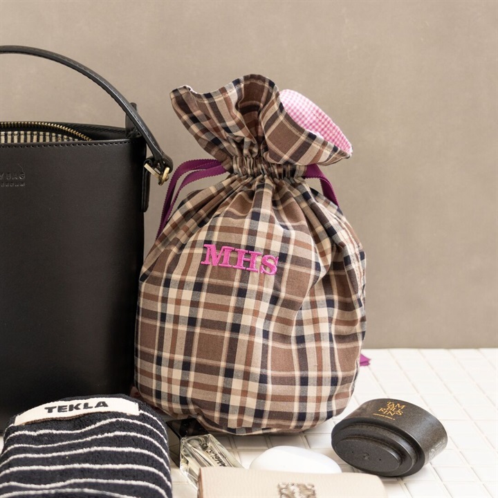 【Mima Hi Seven】播州織 わたがし巾着 BAG in bag てんとてん別注＜数量限定＞