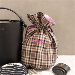 【Mima Hi Seven】播州織 わたがし巾着 BAG in bag てんとてん別注＜数量限定＞