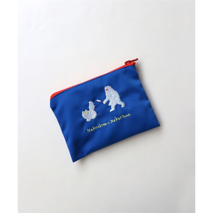 【KIVISDOU】コミカル刺繍 ポーチ