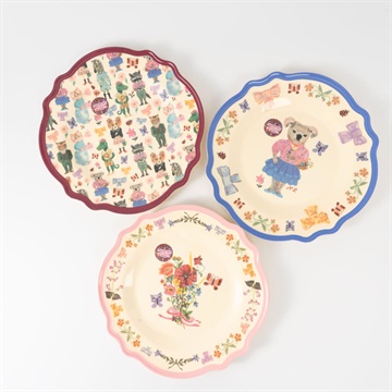【rice】Nathalie Lete Melamine Vintage Dinner Plate 28cm