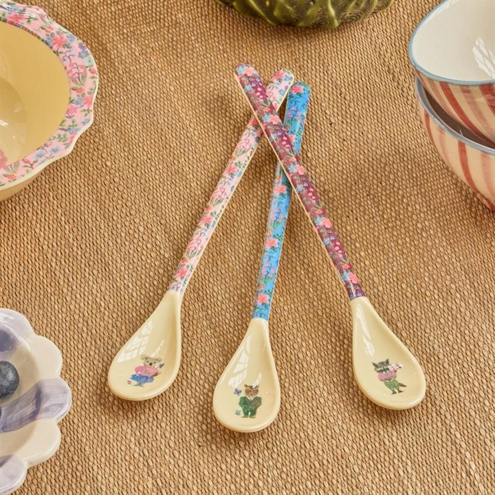 【rice】Nathalie Lete Melamine Latte Spoon 3個セット