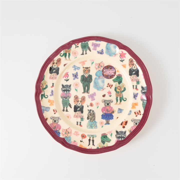 【rice】Nathalie Lete Melamine Vintage Side プレート 20cm
