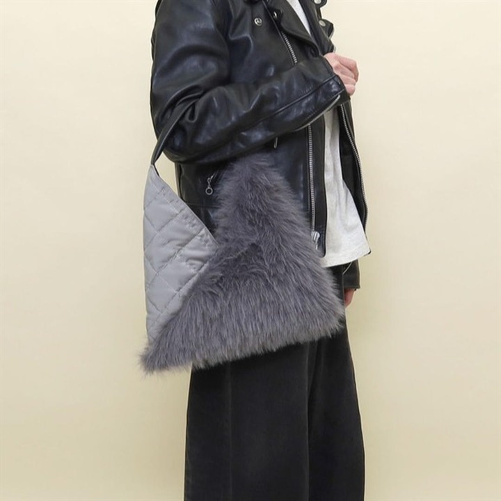 【coocoo】エコファー切替ワンショルダーバッグ