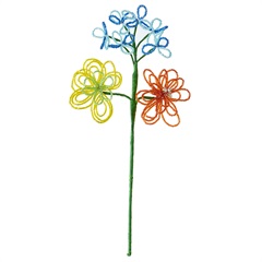 【ANDPACKABLE(R)】ビーズフラワーブーケ S(ORANGE)