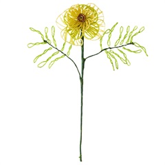 【ANDPACKABLE(R)】ビースフラワーブーケ M(YELLOW)