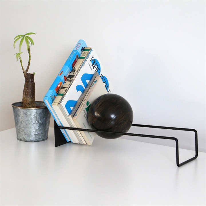 【HERE by DETAIL】SLOPE BOOKEND ブラック
