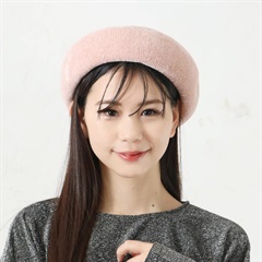 モールヤーンベレー帽(PK)