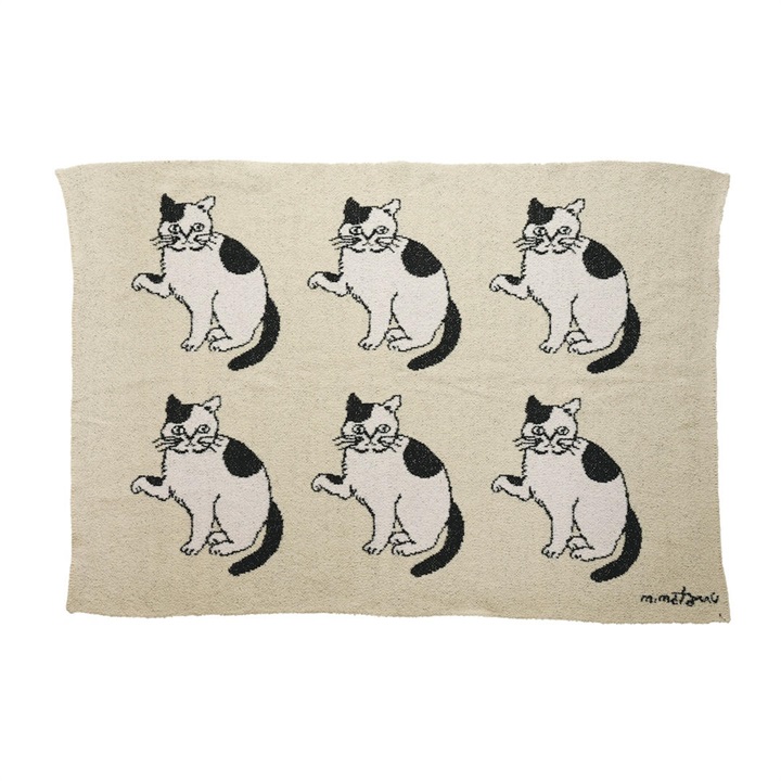 【松尾ミユキ】Feather yarn Blanket フェザーヤーンブランケット