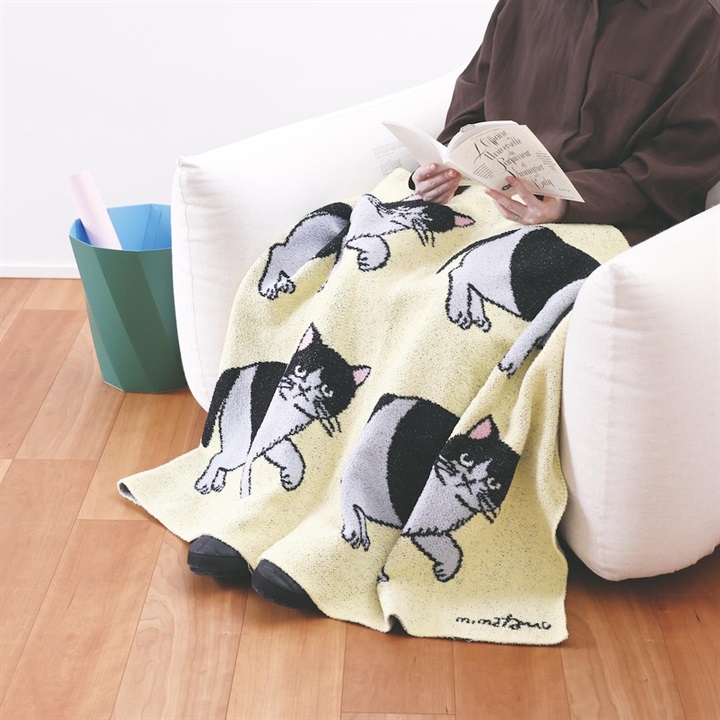 【松尾ミユキ】Feather yarn Blanket フェザーヤーンブランケット