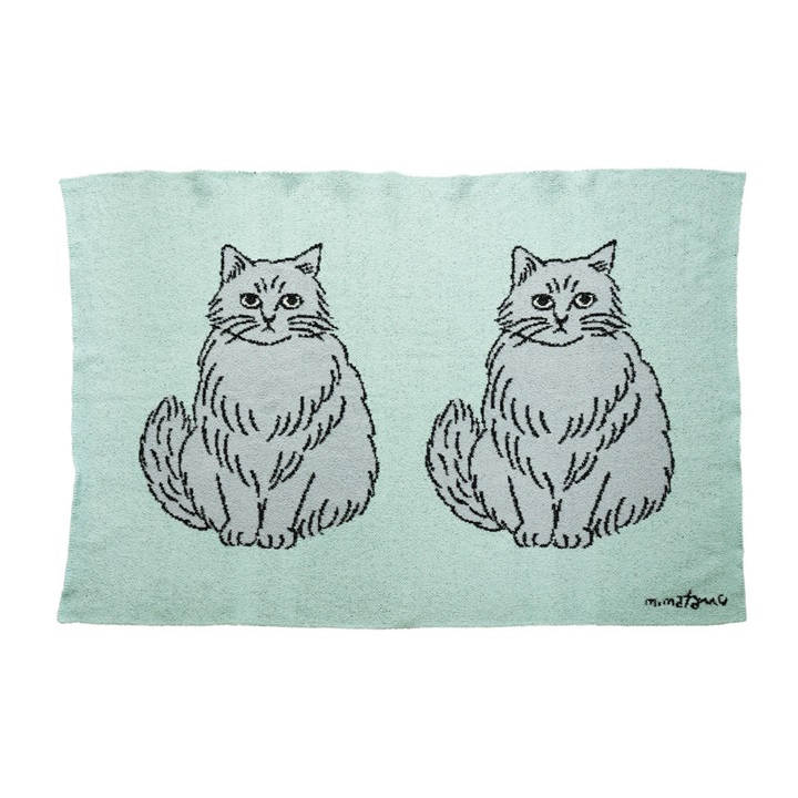 【松尾ミユキ】Feather yarn Blanket フェザーヤーンブランケット