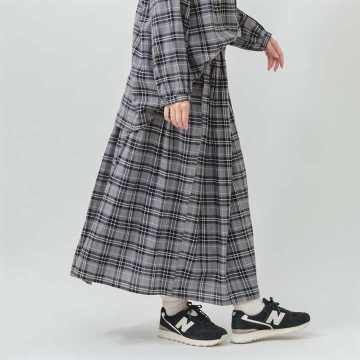 【M.M.O】先染めチェックスカート