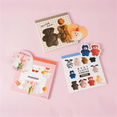 ＜セット商品＞【mojojojo】スクエアメモ＋ステッカー