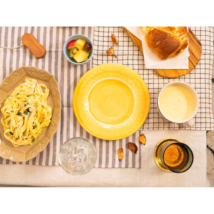 【ABODE HOMEWARES】MELAMINE クラックル サラダプレート 22cm