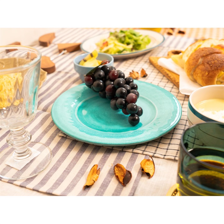 【ABODE HOMEWARES】MELAMINE クラックル サラダプレート 22cm