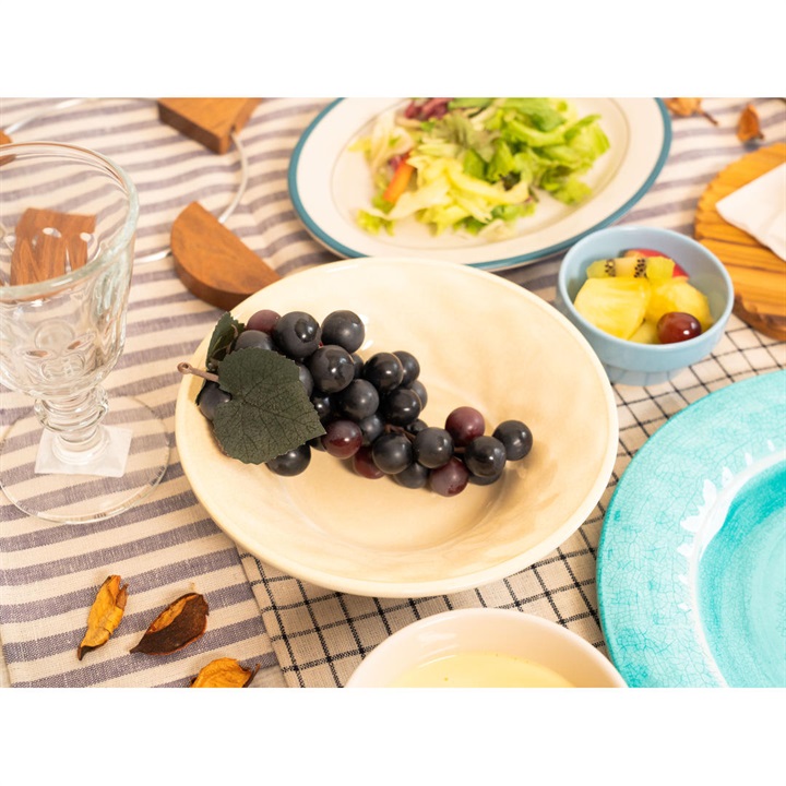 【ABODE HOMEWARES】MELAMINE クラックル シリアルボウル 19cm