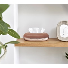 【soem】ソフトパックティッシュケース(レッドブラウン)