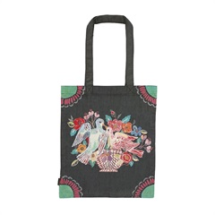 【Nathalie Lete】Rectangle tote bag レクタングルトートバッグ(Two Birds)
