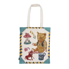 【Nathalie Lete】Rectangle tote bag レクタングルトートバッグ(Bear&House)