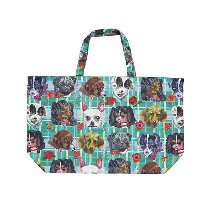 【Nathalie Lete】Pocketable bag ポケッタブルバッグ Cats/Dogs/Rabbits