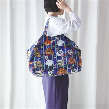 【Nathalie Lete】Pocketable bag ポケッタブルバッグ Cats/Dogs/Rabbits
